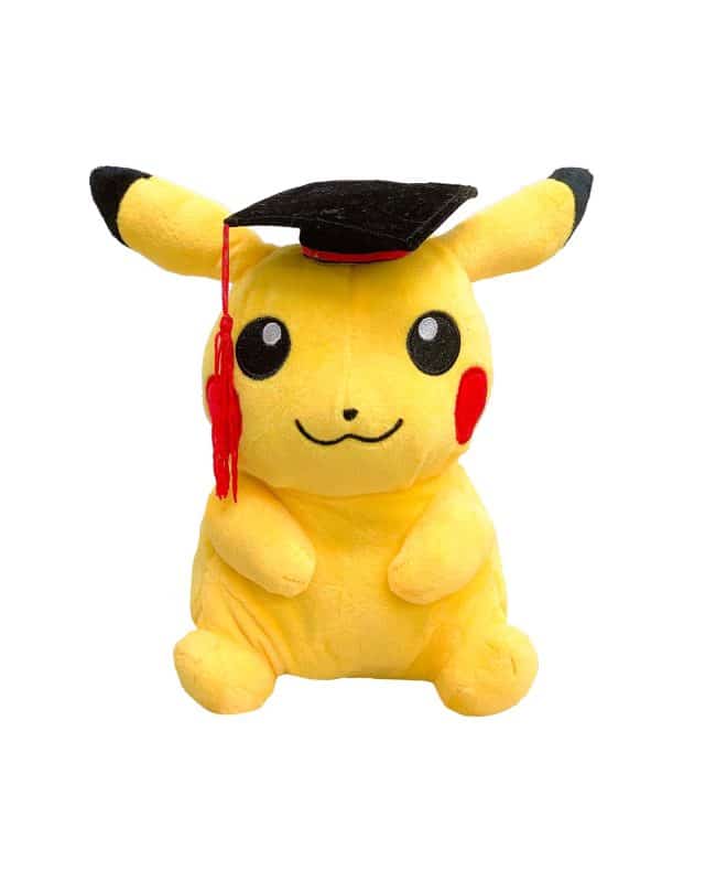 Graduation Pikachu | Flowers and Kisses