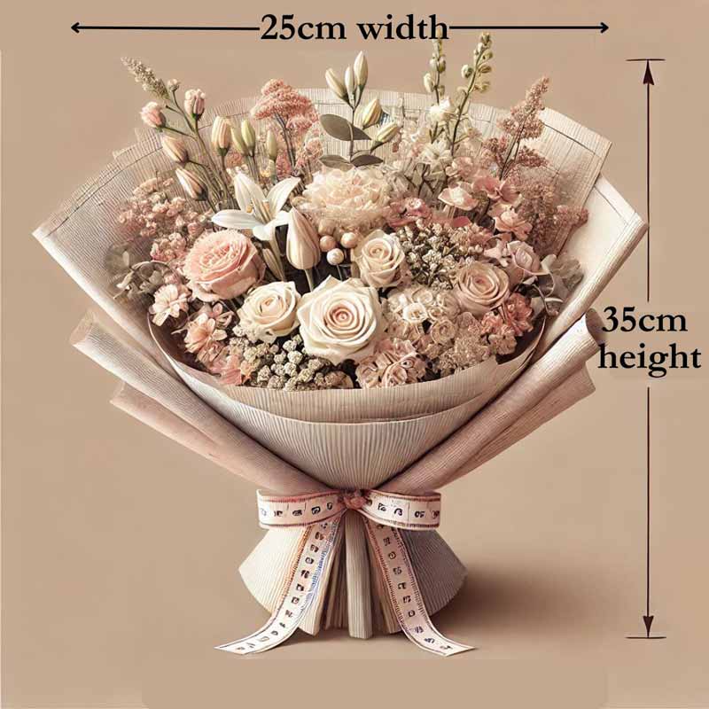 size guide bouquet